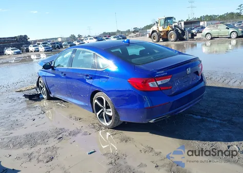 2018 Honda Accord Sport 2.0T from USA, damaged, VIN 1HGCV2E37JA051067